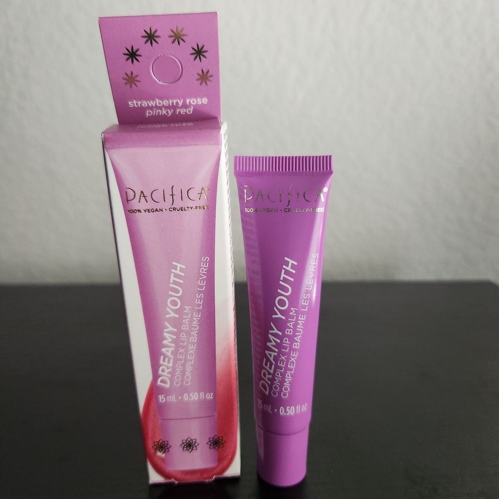 Pacifica Dreamy Youth Complex Lip Balm Strawberry Rose Hydrating 0.50 fl.oz